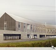 The new school will make use of assisted natural ventilation, thermal mass and night time cooling