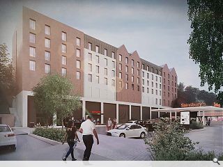 Hampton by Hilton hotel heads updated Cameron Toll master plan 