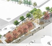 A range of public realm enhancements are proposed as part of the plans