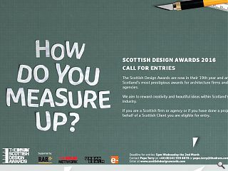 Scottish Design Awards open for entries