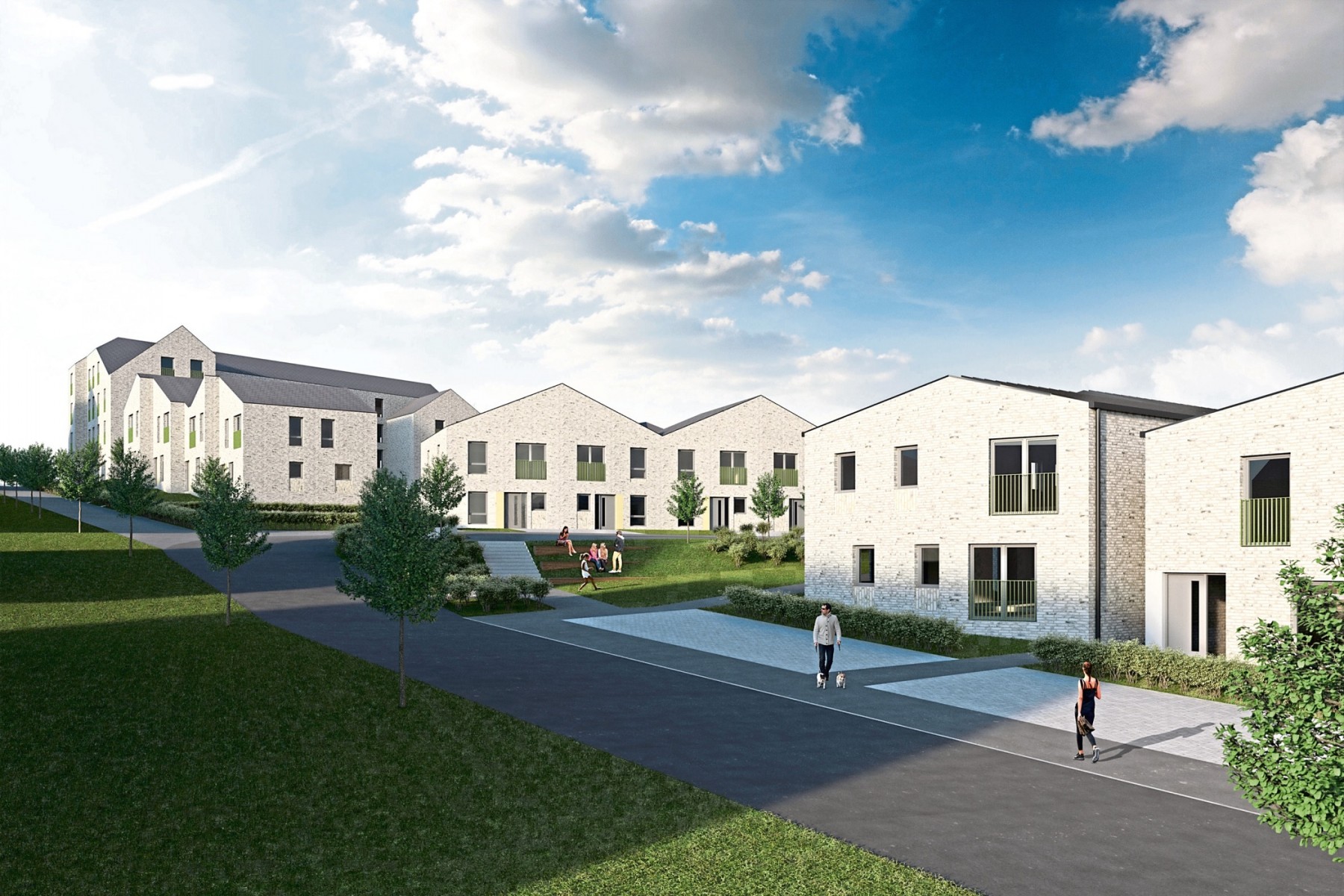 Dundee estate renewal brings 130 new homes : July 2018 : News