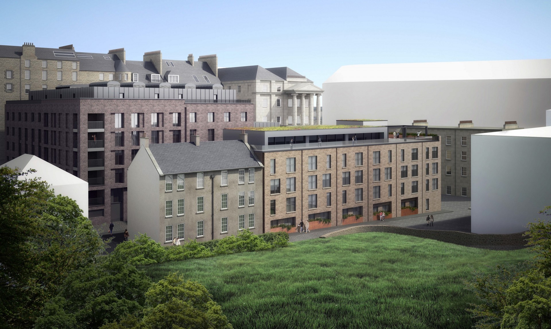 Deck access flats bring Calton Hill into view : February 2020 : News