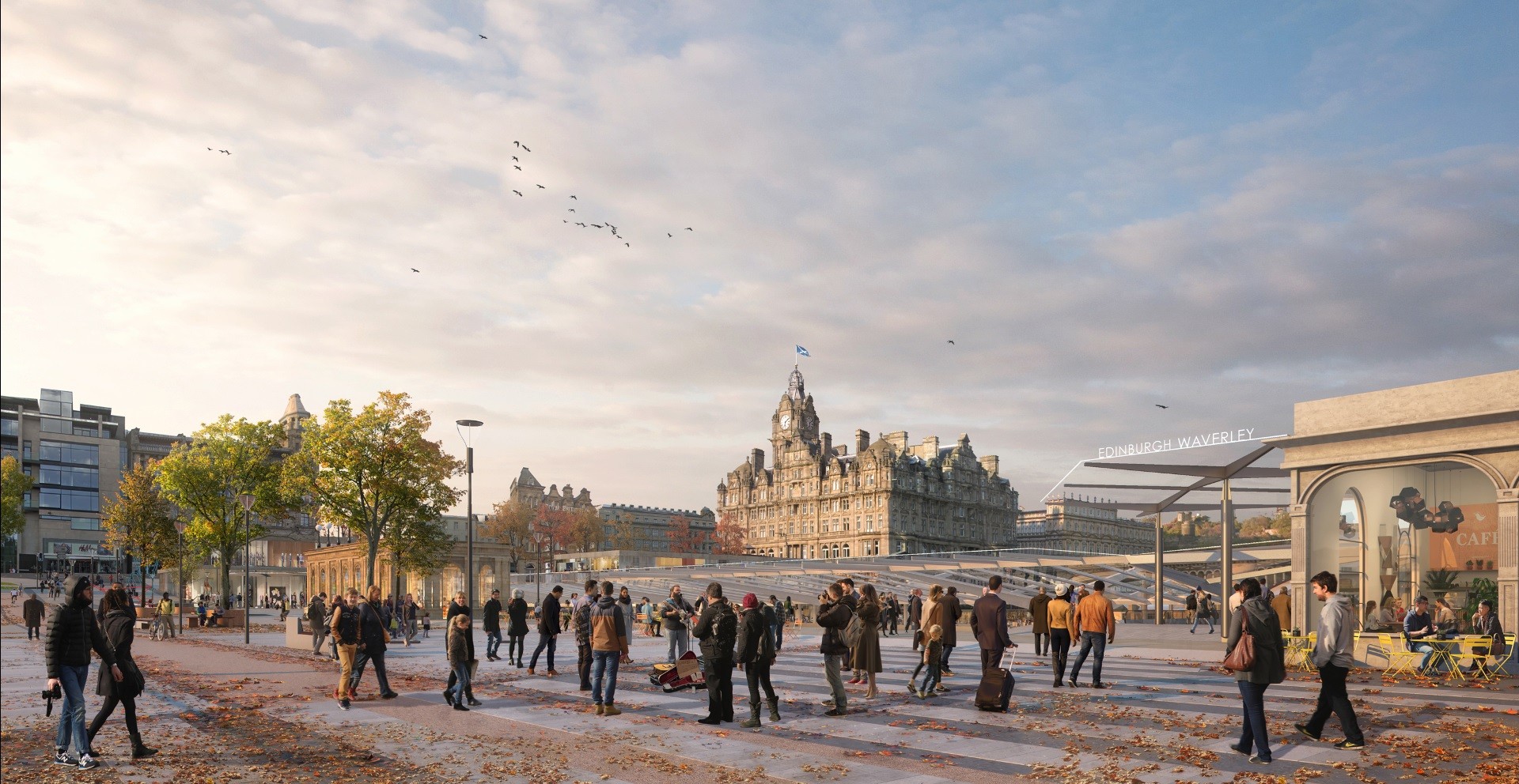 Waverley Station mezzanine to provide a platform for ...